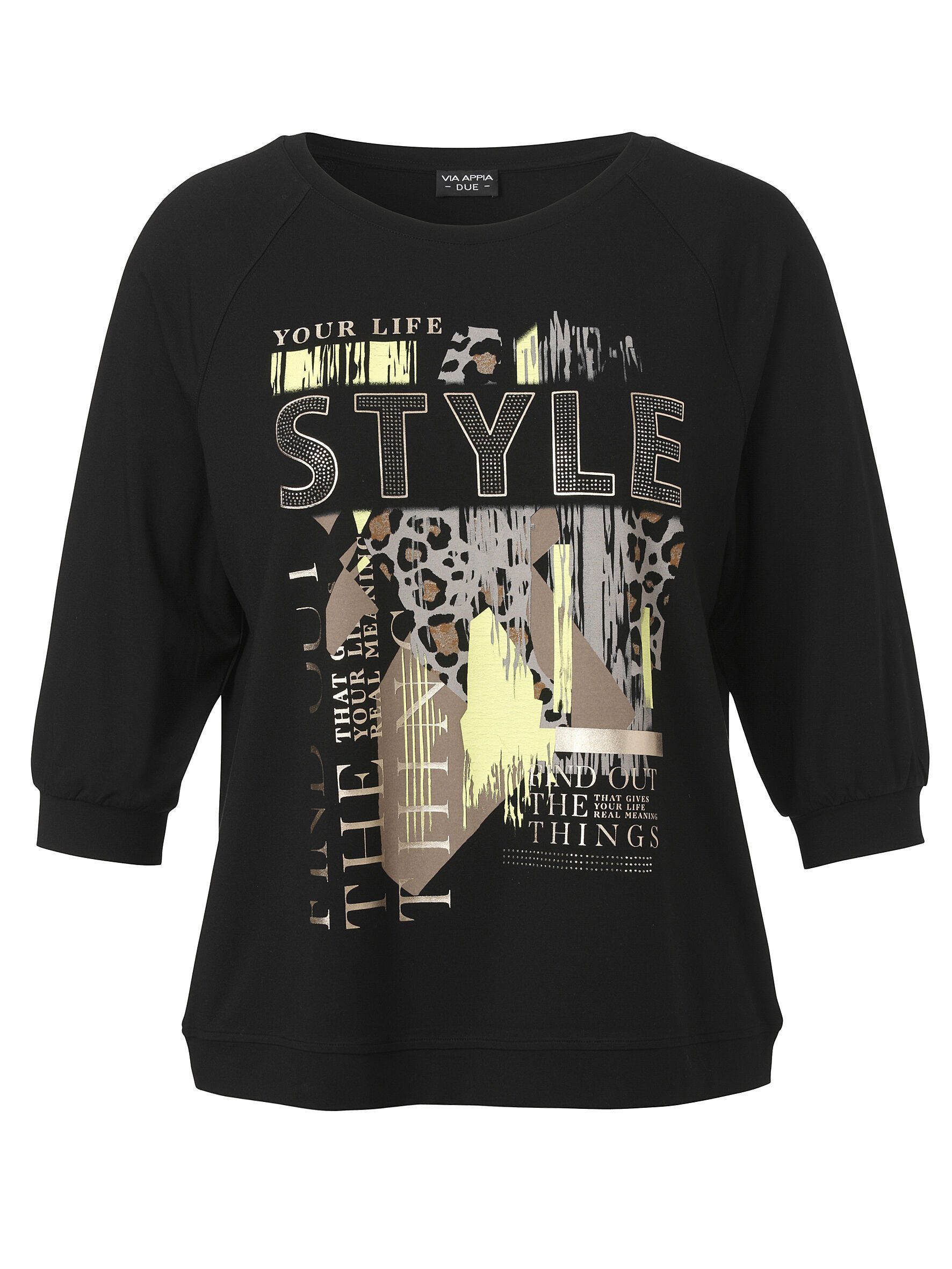 VIA APPIA DUE Rundhalsshirt (1-tlg) in Große Größen günstig online kaufen