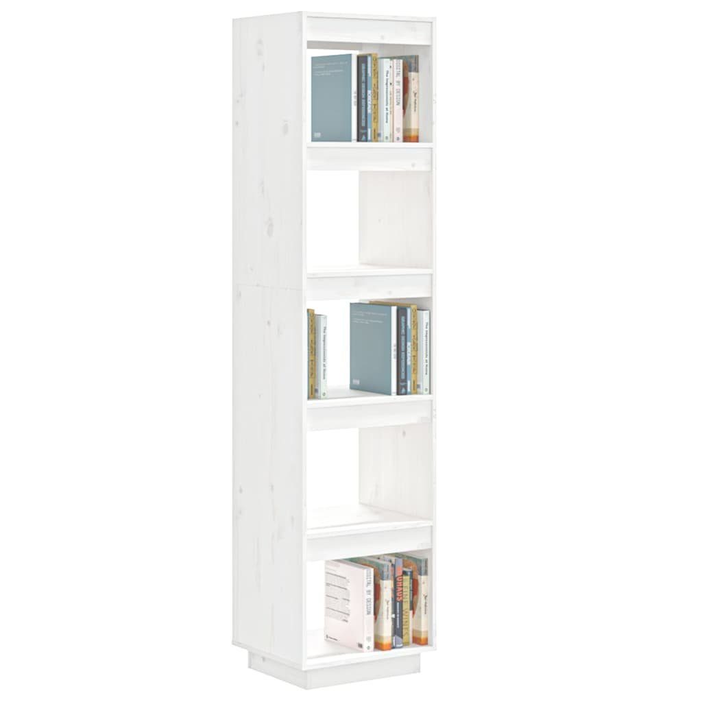 Kiefer furnicato Bücherregal cm Massivholz Bücherregal/Raumteiler Weiß 40x35x167