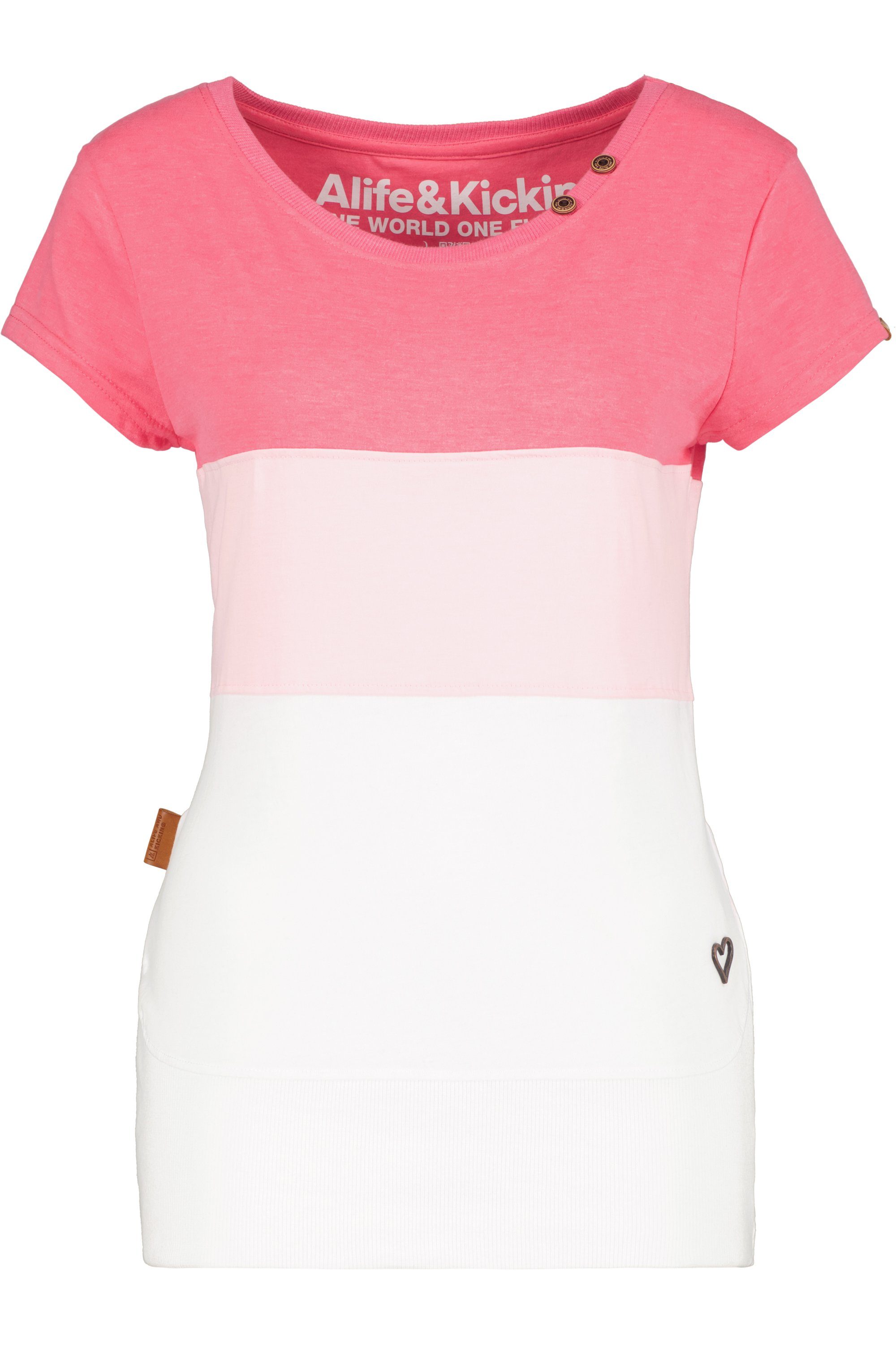 Alife & Kickin T-Shirt CoraAK Shirt Damen flamingo T-Shirt