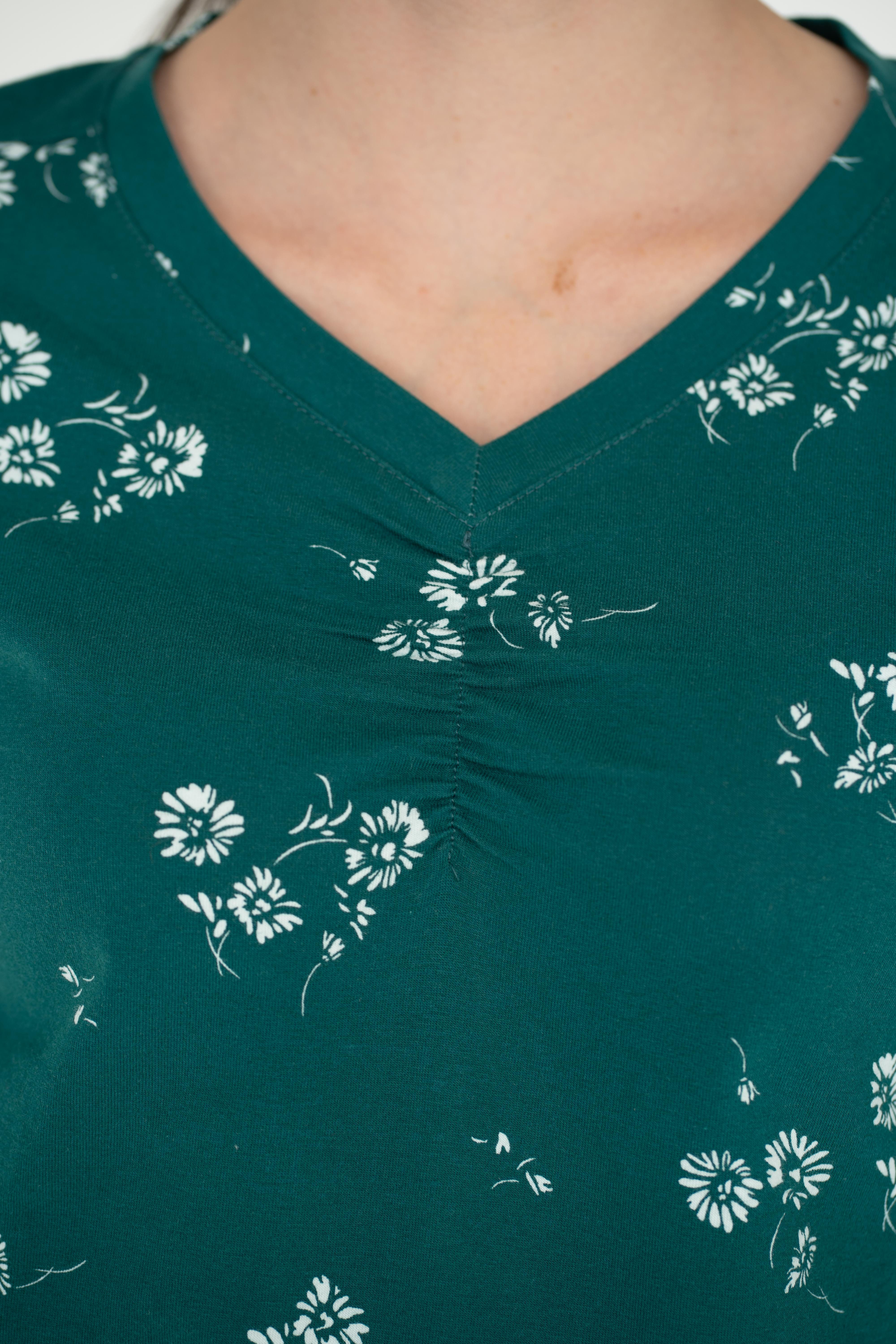 einfach Schön Langarmshirt Regina petrol
