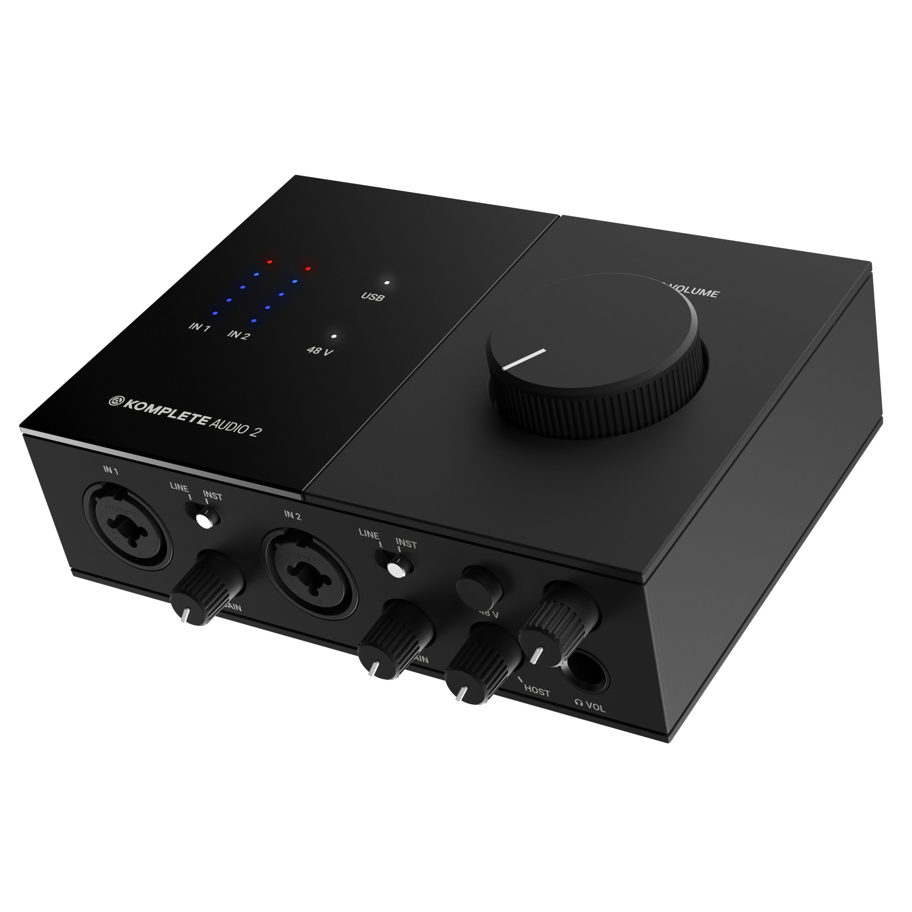 Native Instruments Digitales Aufnahmegerät (KOMPLETE AUDIO 2 - Audio Interface)