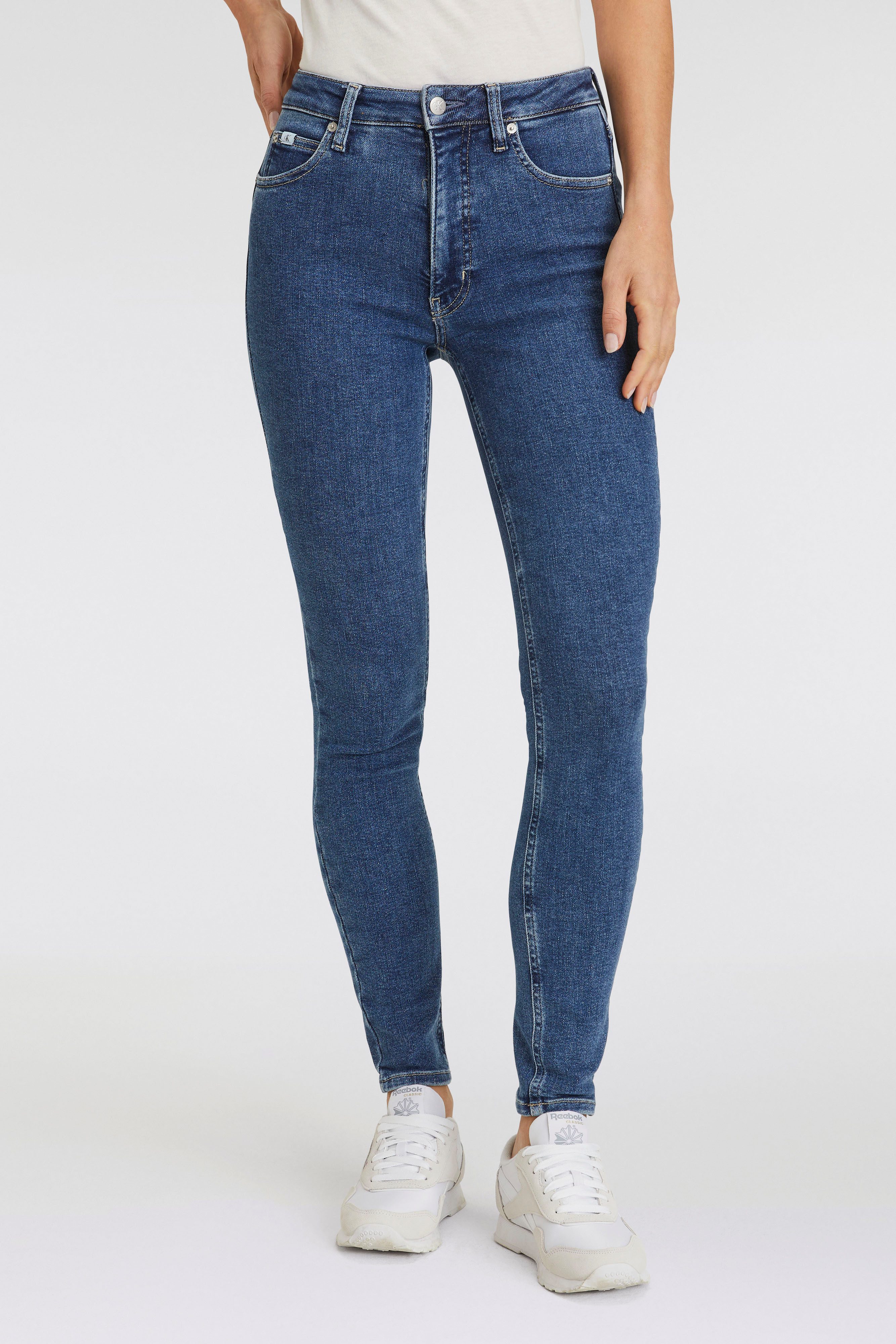 Calvin Klein Jeans Skinny-fit-Jeans HIGH RISE SKINNY stone washed