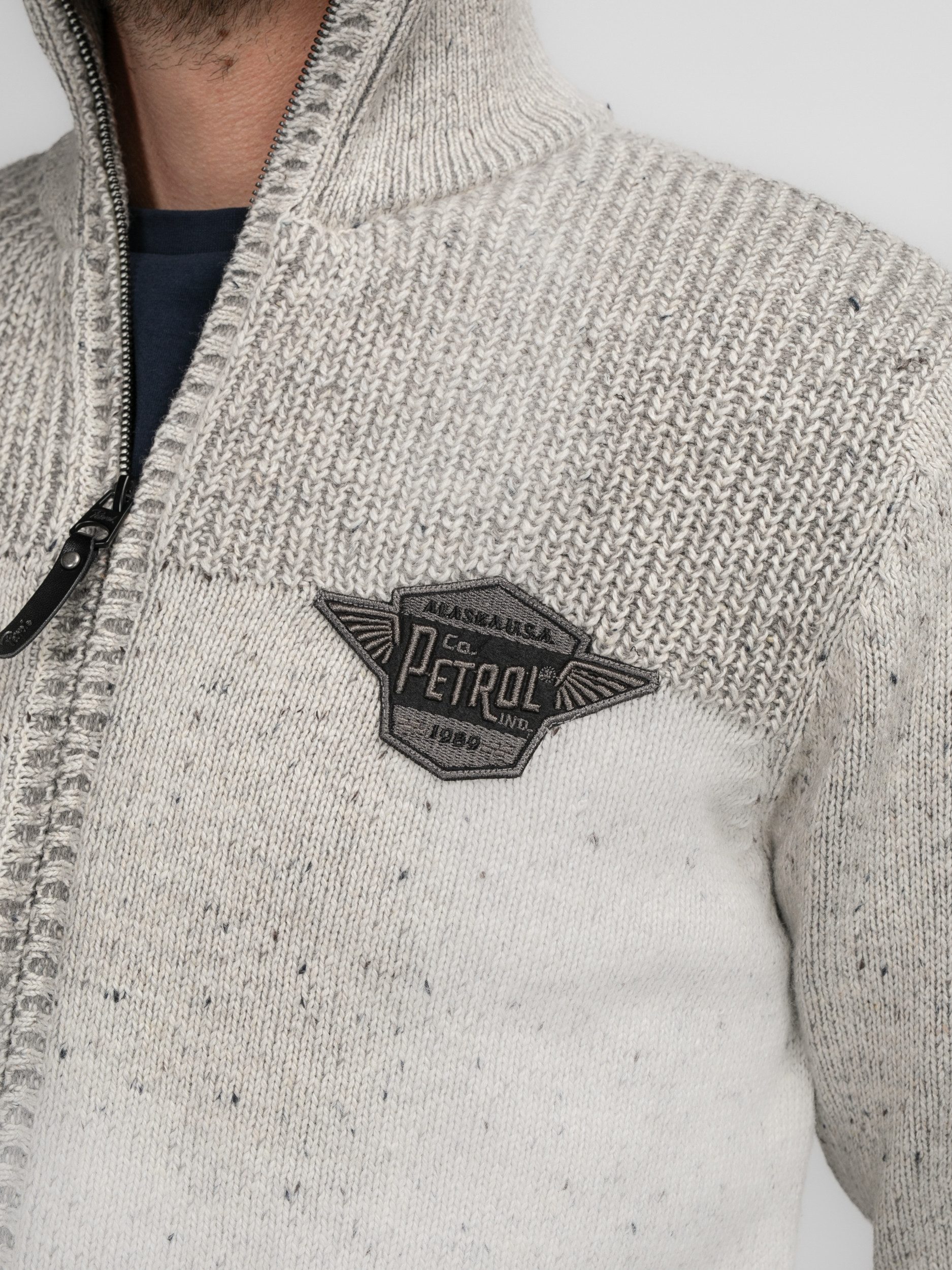 Petrol Industries Strickpullover StrickStrickjacke Naukati