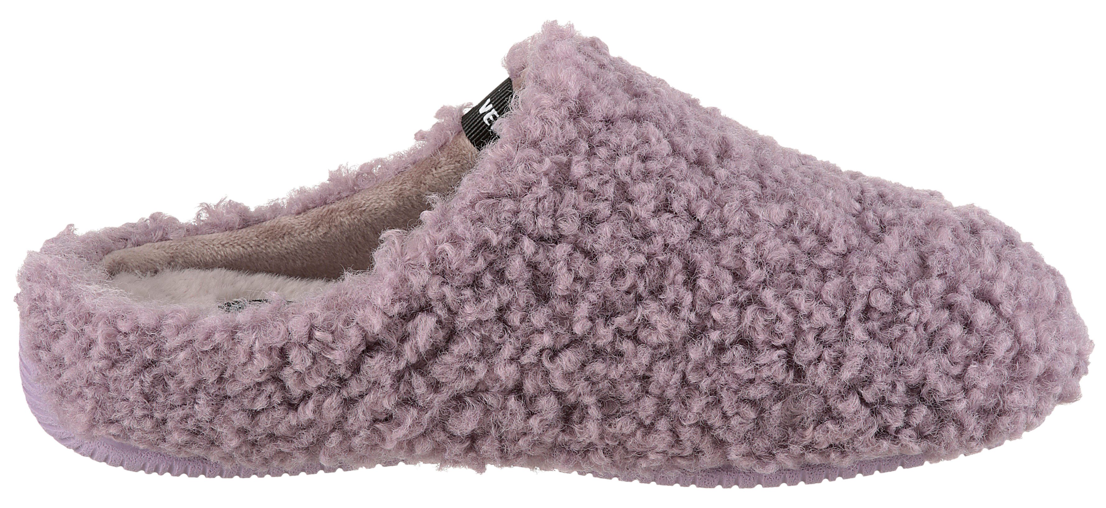 VERBENAS Pantoffel, Hausschuh, Homeslipper, Clog in kuscheliger Optik