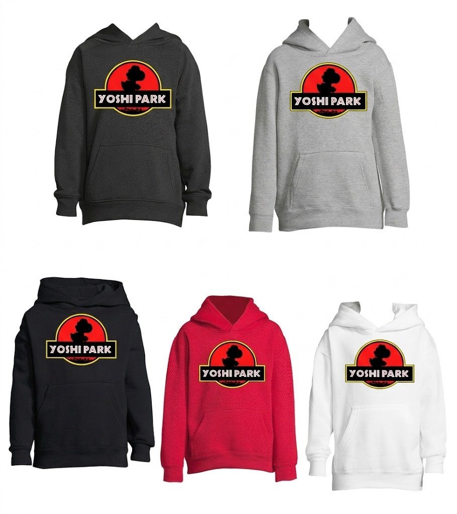 Hoodie YoshiPark Kinder Hoodie Retro Dino Motiv Gaming Freizeit Kultlook