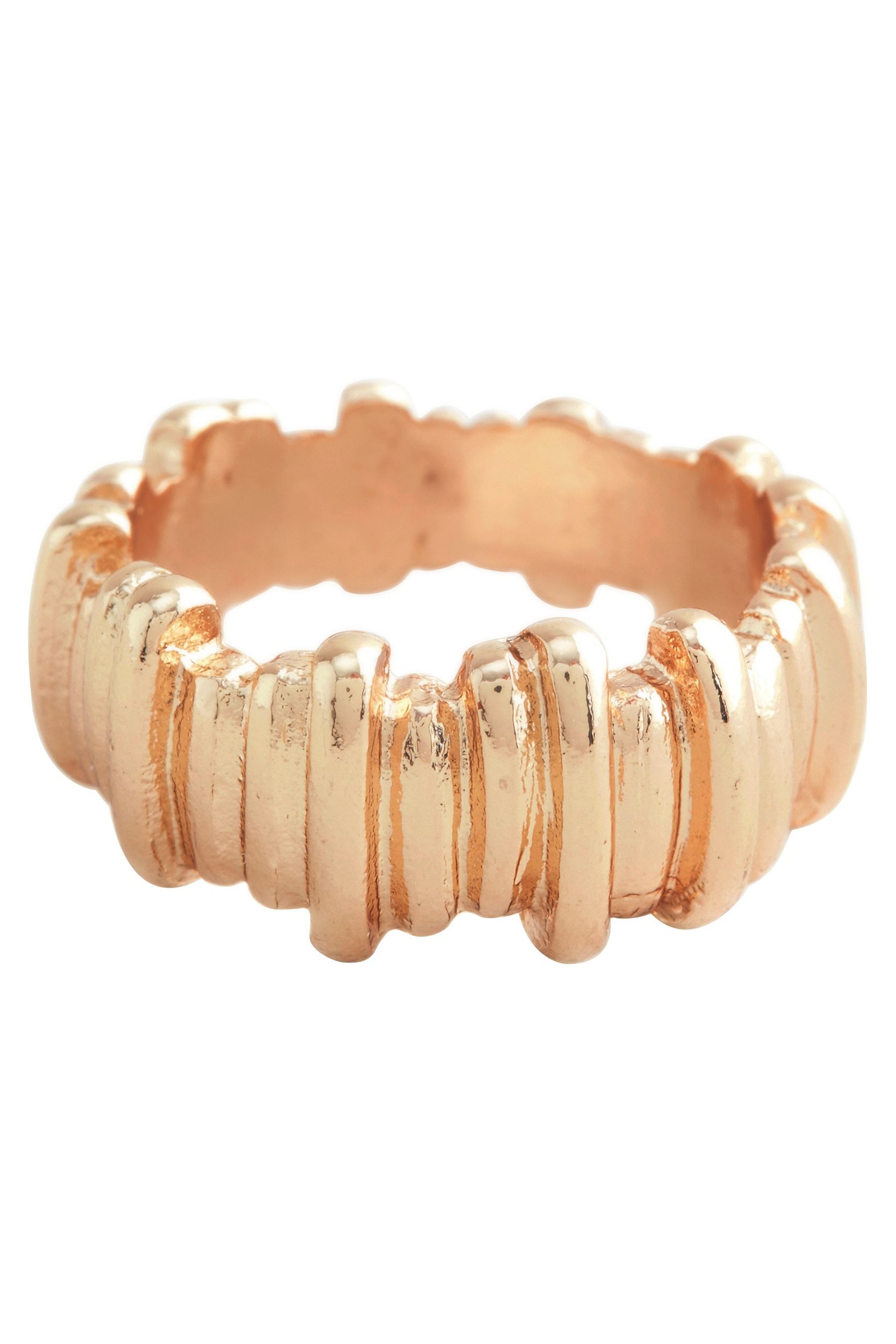 Fingerring Geriffelter Ring