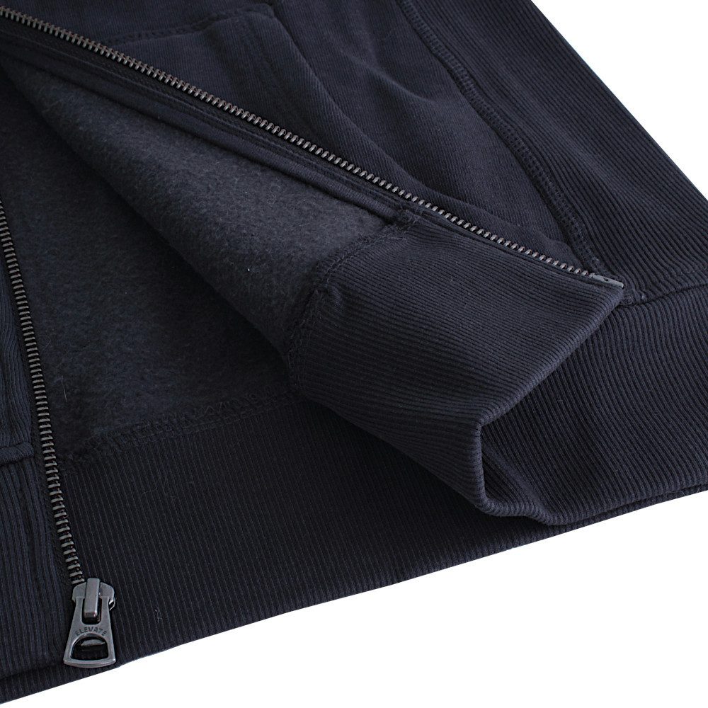 Elevate Life Kapuzensweatjacke Arora sportliche Sweatjacke mit Kapuze und modernen Details stylische Hoodie-Sweatjacke, bequem für Alltag und Freizeit – Bild 5 von 5