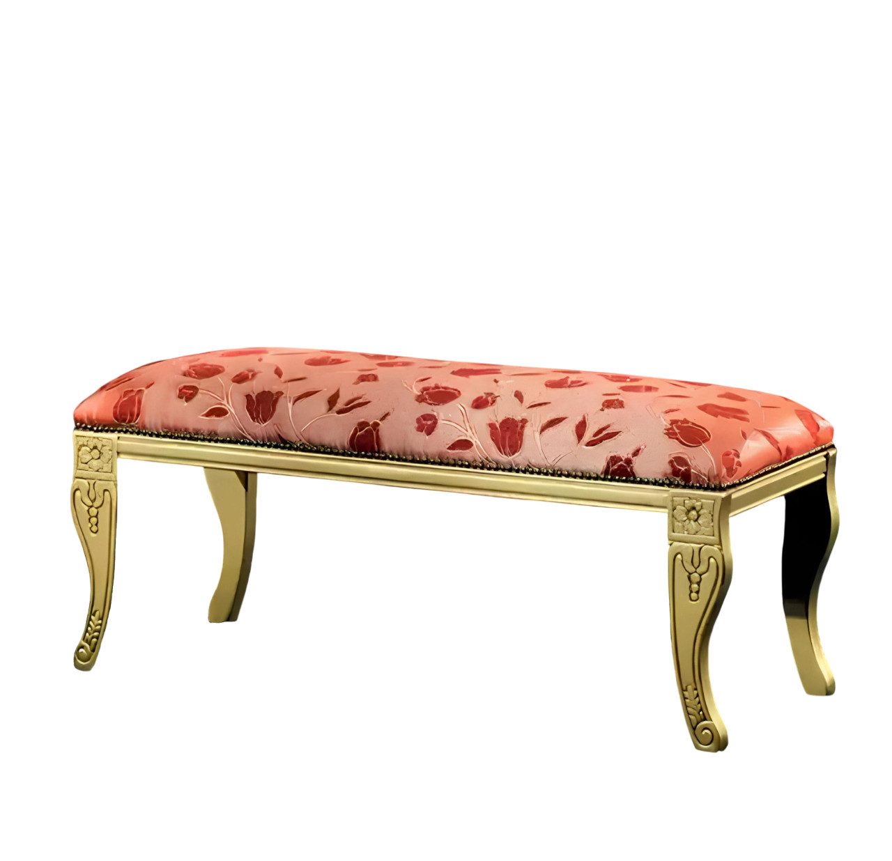 Polsterbank Gepolsterte Bank – eleganter Hocker im klassischen Design