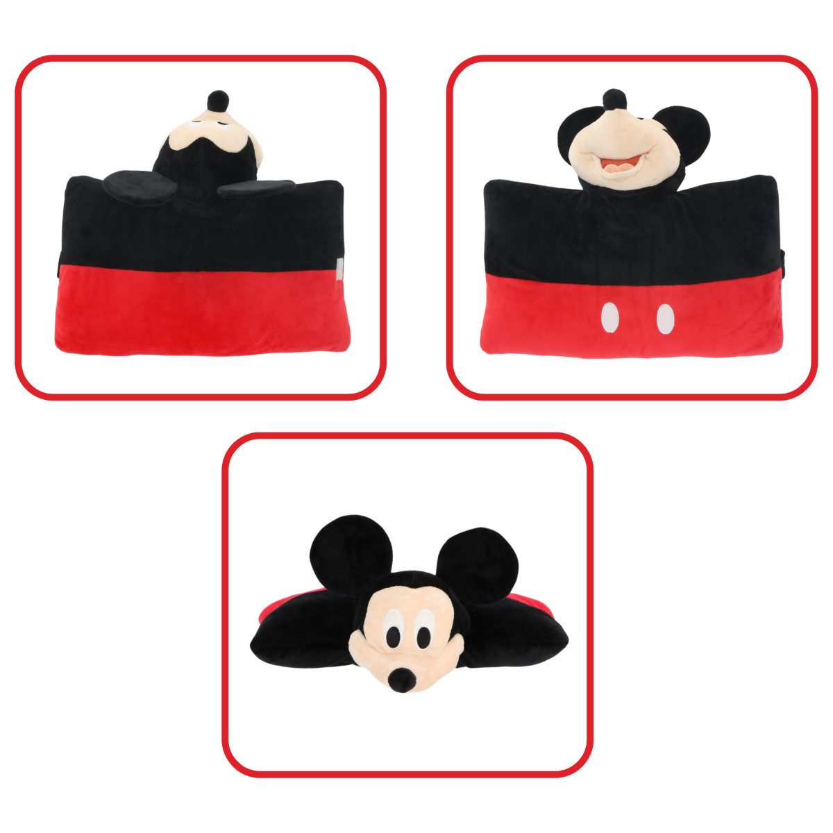 Textiel Trade B.V. Dekokissen Disney Mickey Mouse Zierkissen Kopfkissen Wohnzimmer Dekoration Couch