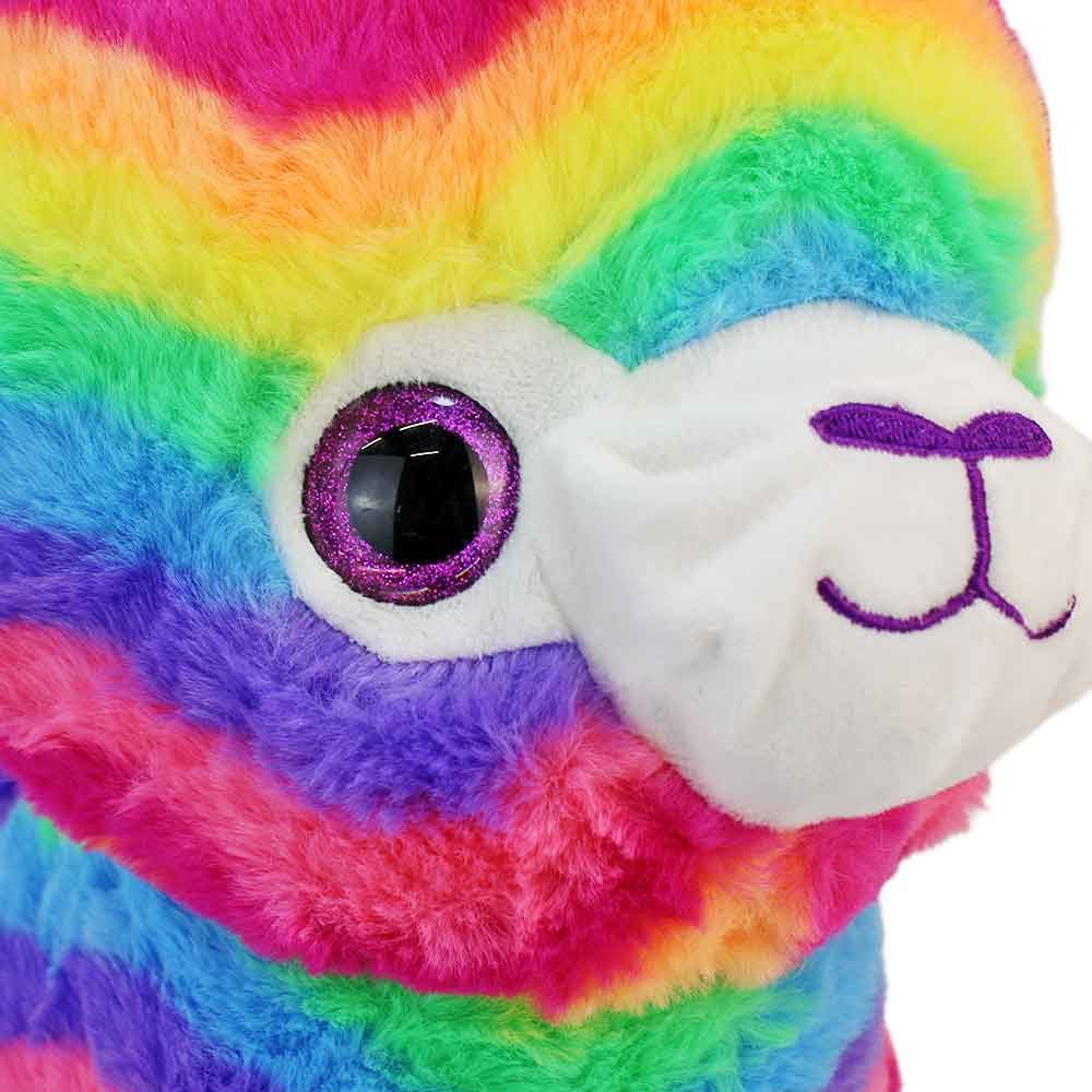Landahl & Baumann Kuscheltier Regenbogen Lama Kuscheltier - ca. 40 cm (1-St)