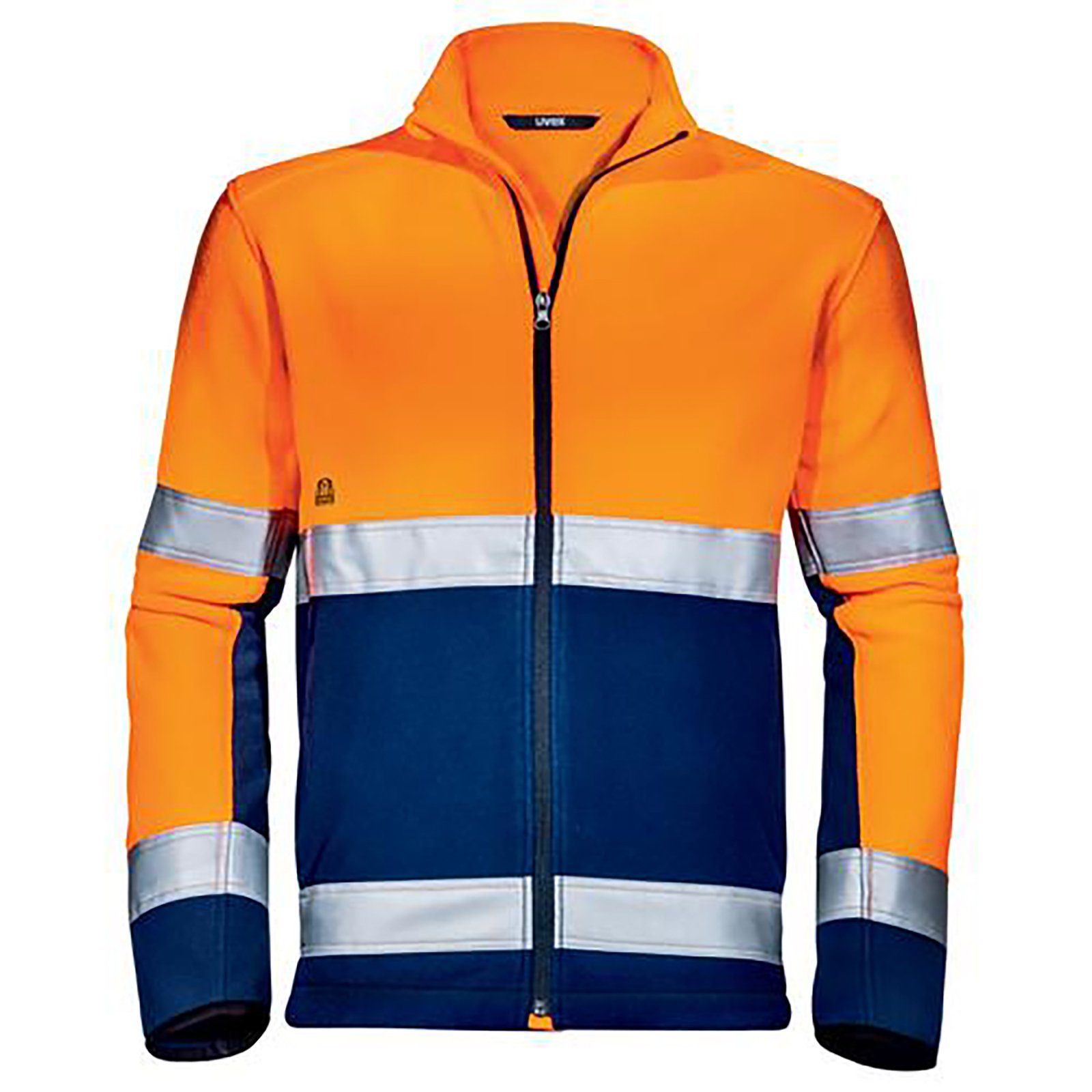 Uvex Arbeitsjacke Fleecejacke Construction orange, warnorange