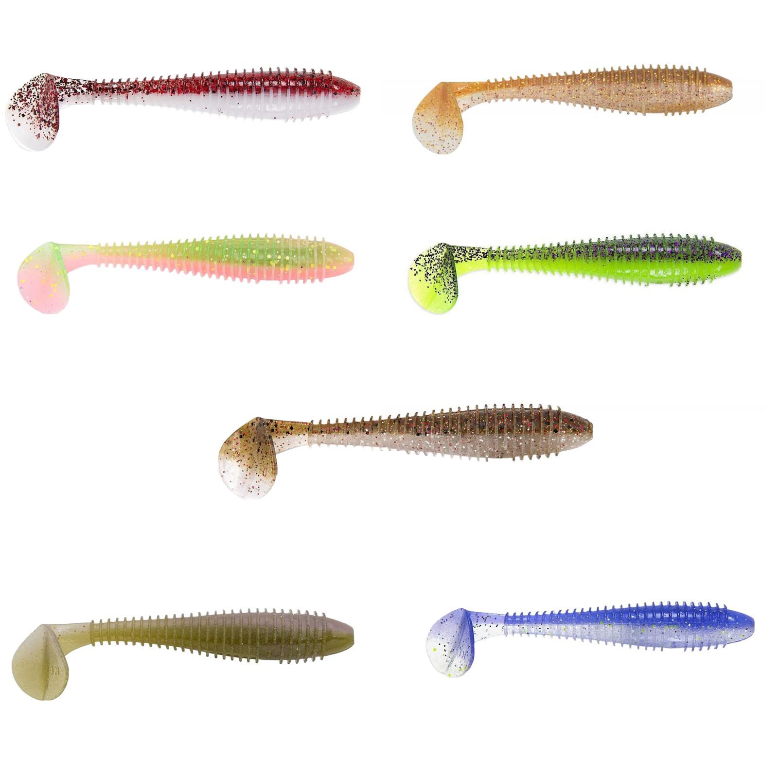 Gambler Lures Kunstköder, Keitech - BA Edition - FAT Swing Impact 11,0cm Barsch 6Stk. Gummifisch