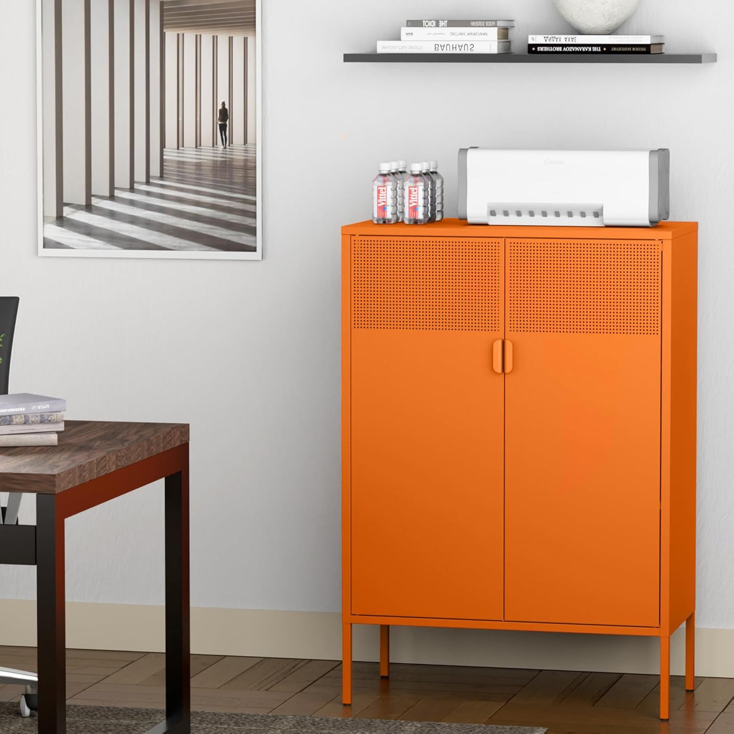 MetaCate lnov Aktenschrank Metall/Mehrzweckschrank mit Tür & Regale, Magnet günstig online kaufen