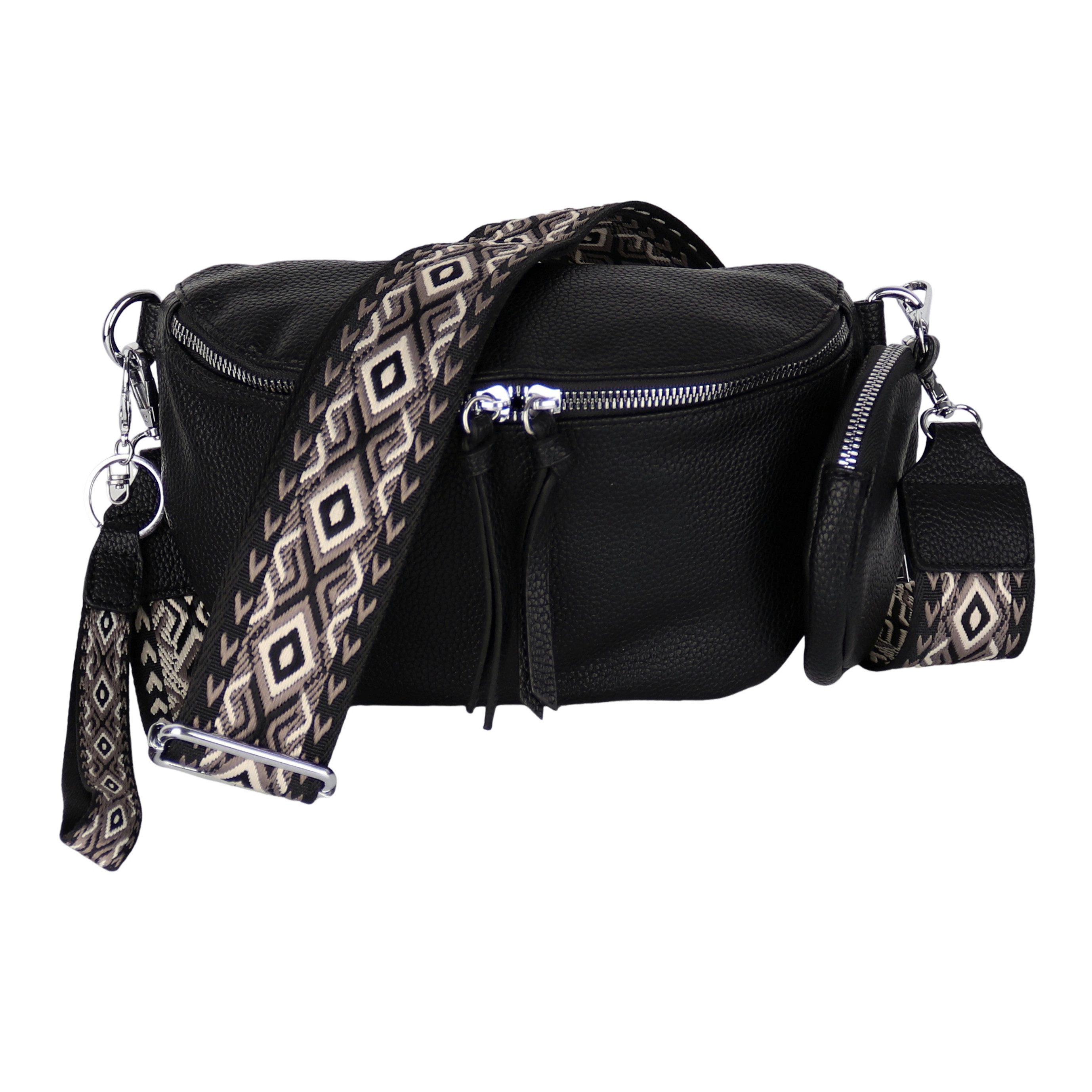Bauchtasche Damen Taschen, Umhängetasche, Brusttasche, 26x16x8cm Veganes Leder
