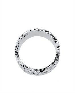 Kuzzoi Silberring Herren Geschmiedet Rustikal Look Trend 925 Silber