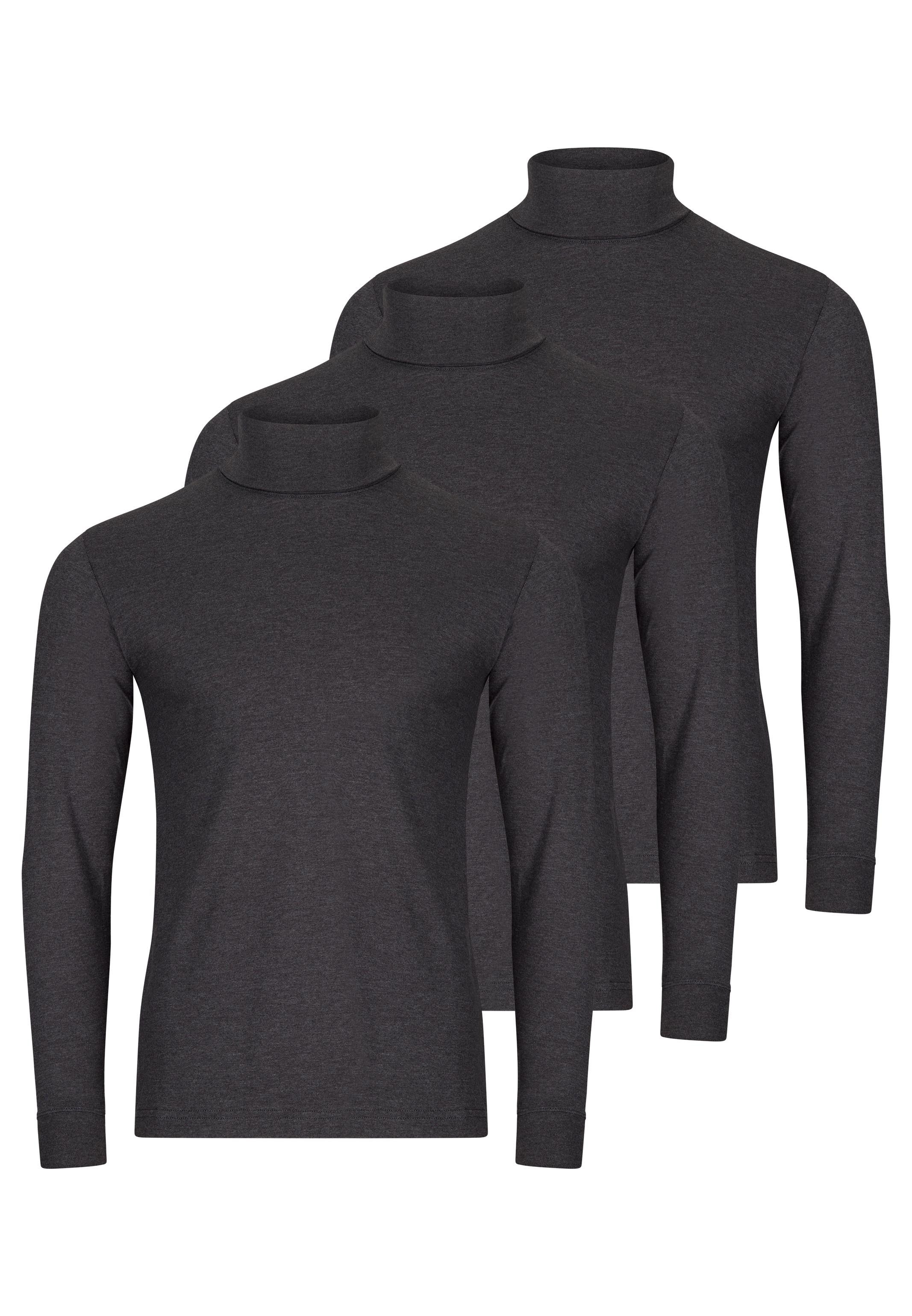 Langarmshirt 3er Pack Basic