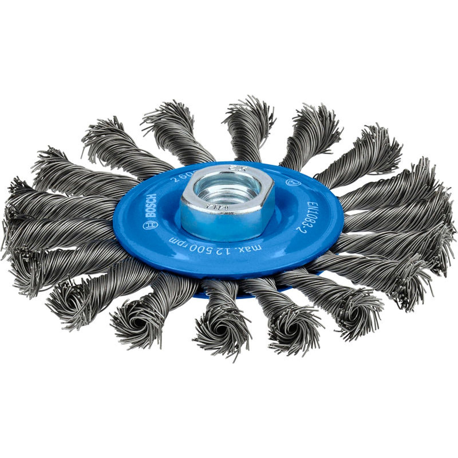 BOSCH Scheibenbürste Bosch Metal heavy Scheibenbürste 115 x 0,5 mm M14 gezopft - 2608620764