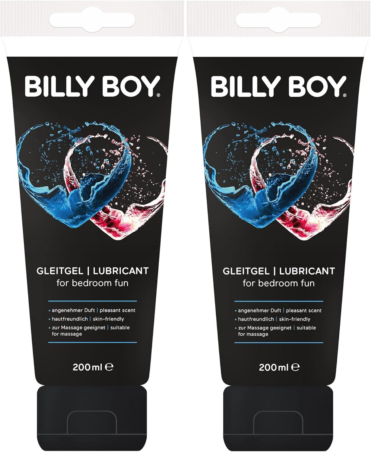 Billy Boy Gleitgel Black, Kombipaket, 2-tlg., Wasserbasiert