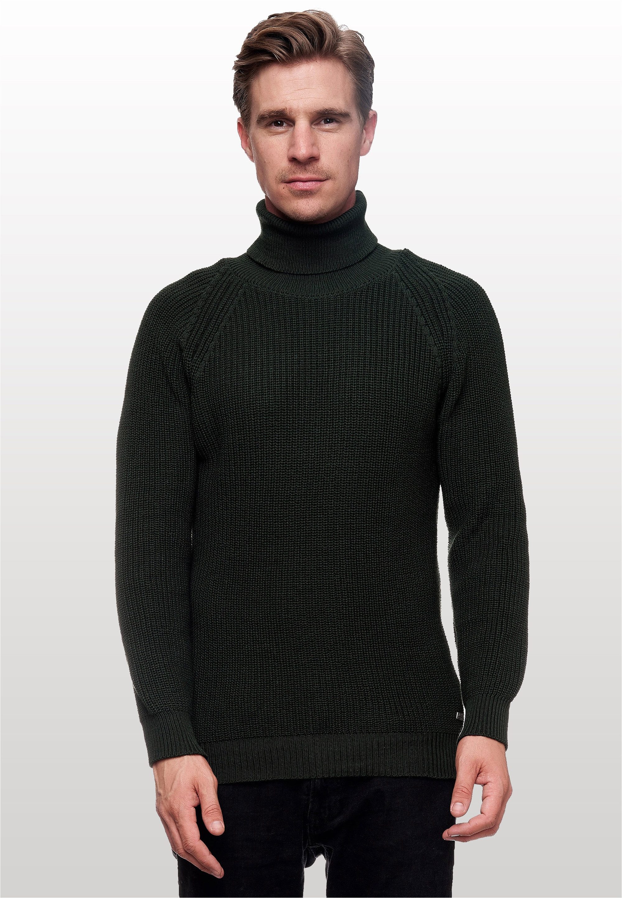 Rusty Neal Rollkragenpullover mit kuscheligem Rollkragen