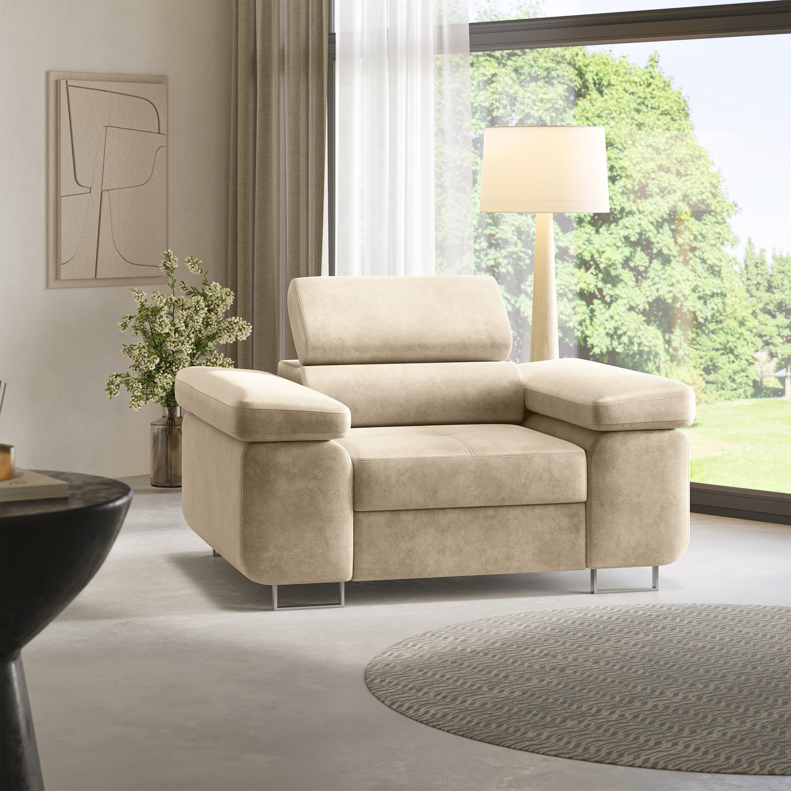 Masseno Sessel Masseno Polstersessel CALVO M, Loungesessel ergonomisch