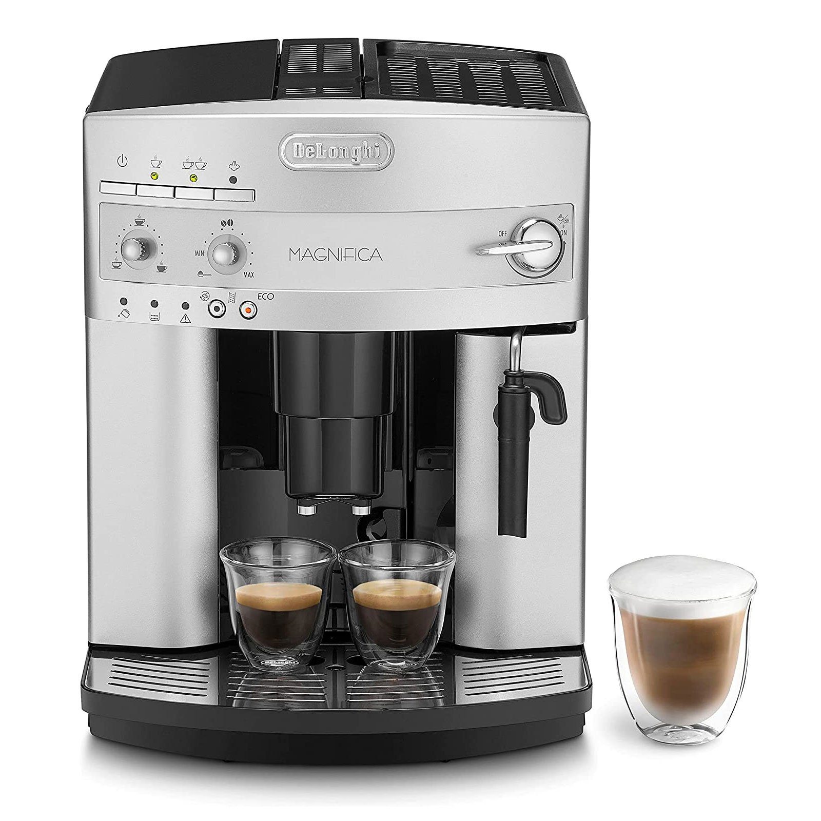 De'Longhi Kaffeevollautomat 3200.S Mahlwerk, Bedienung, Einfache MAGNIFICA, Leichte ESAM Reinigung Hochwertiges