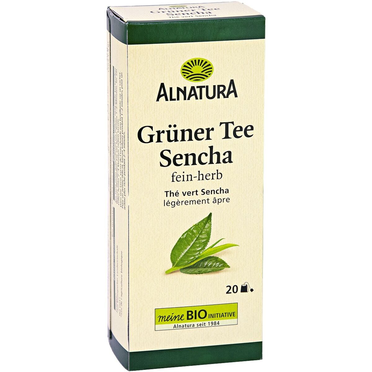 Alnatura Sencha, Grüner Tee, 20 Aufgussbeutel