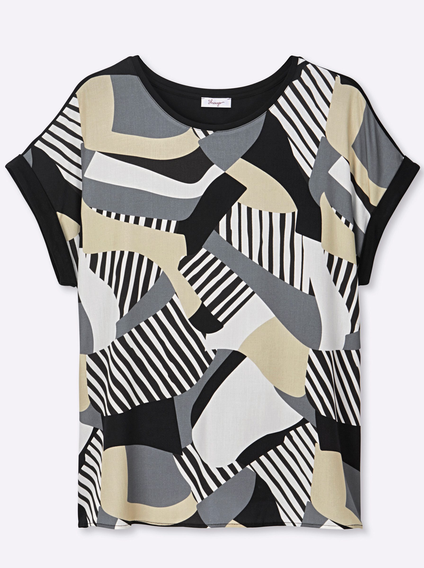 T-Shirt Shirt-Bluse Kurzarm