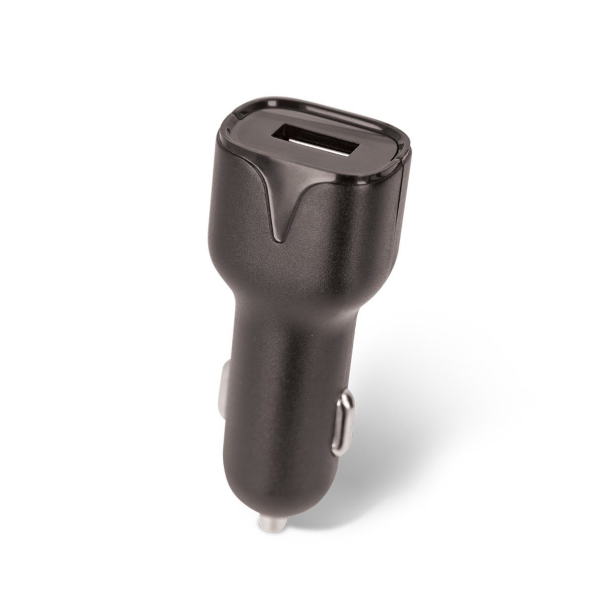 Setty Setty Kfz-Ladegerät 1x USB 2,4A schwarz + USB-C Kabel 1,0 m Smartphone-Ladegerät