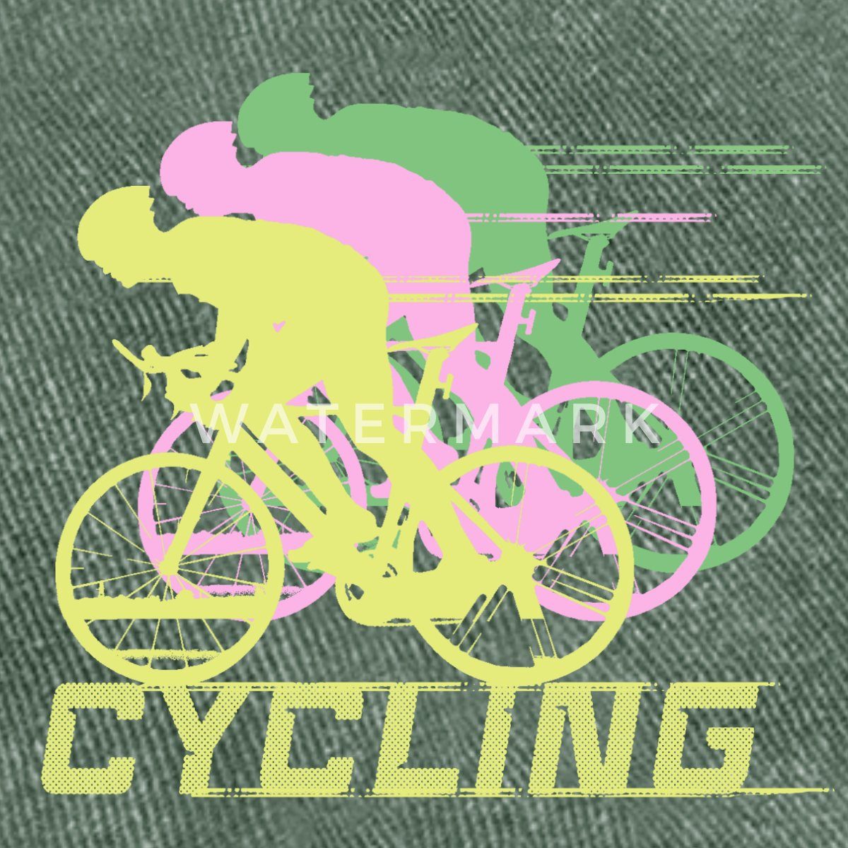 Spreadshirt Baseball Cap Fahrrad Sport Neon günstig online kaufen