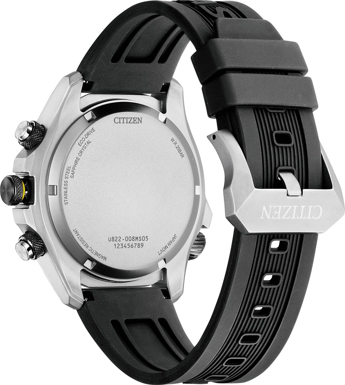 Citizen Solaruhr JV1007-07E, Armbanduhr, Herrenuhr, analog, digital, Tag