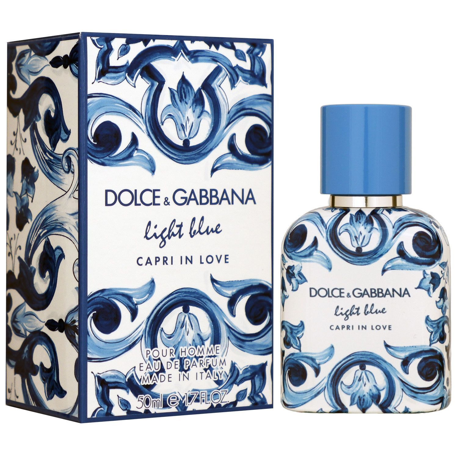DOLCE & GABBANA Eau de Parfum Light Blue Pour Homme Capri in Love 50 ml