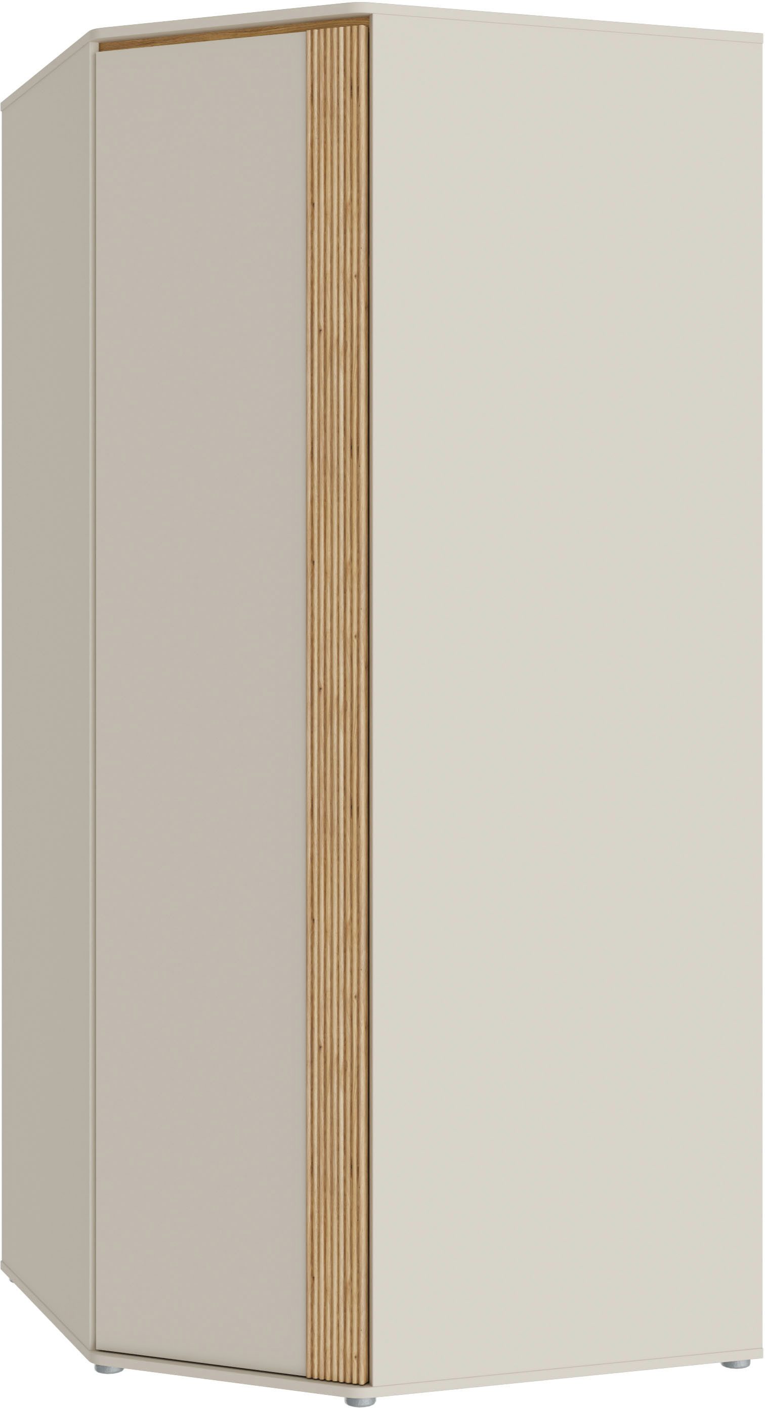 FORTE Eckkleiderschrank B/H/T 92,2/193,7/92,2 cm