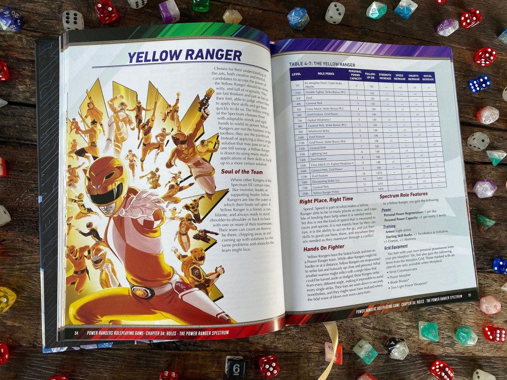 Renegade Spiel Power Rangers RPG Rulebook Core *Englische Version*