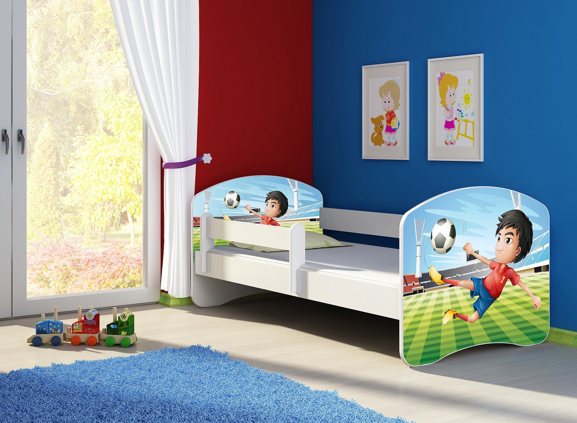 Clamaro Kinderbett (Kinderbett, Babybett 70x140, 80x160, günstig online kaufen
