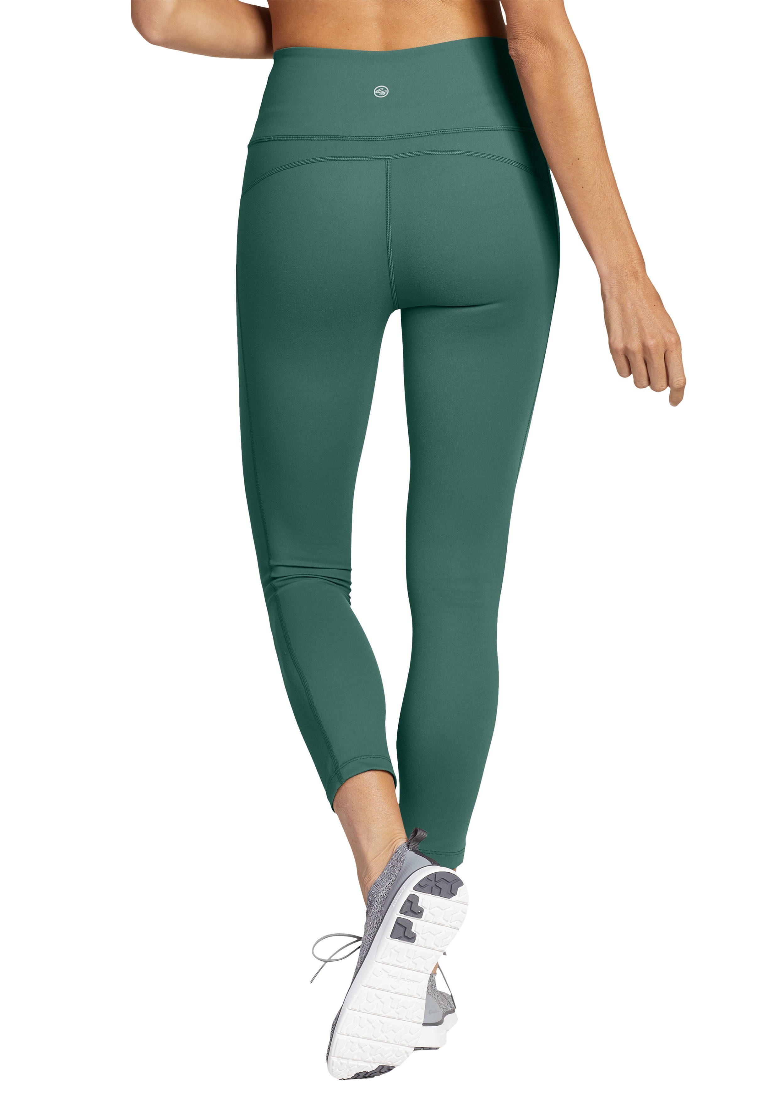 Leggings High Movement 7/8 - Lux - Immergrün Rise Leggings Dunkles Bauer Länge Eddie