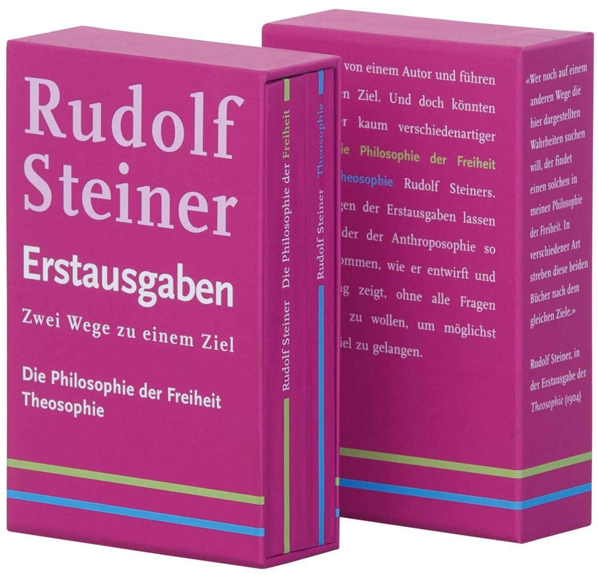Sachbuch Zwei Wege zu einem Ziel: Die Philosophie der Freiheit (1894); Theosoph Rudolf Steiner