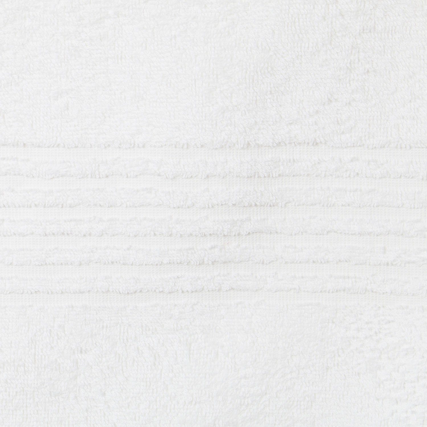 Walkfrottier x Duschtücher, (5-St), 140 70 100% ZOLLNER vom weiß Baumwolle, cm, Hotelwäschespezialisten