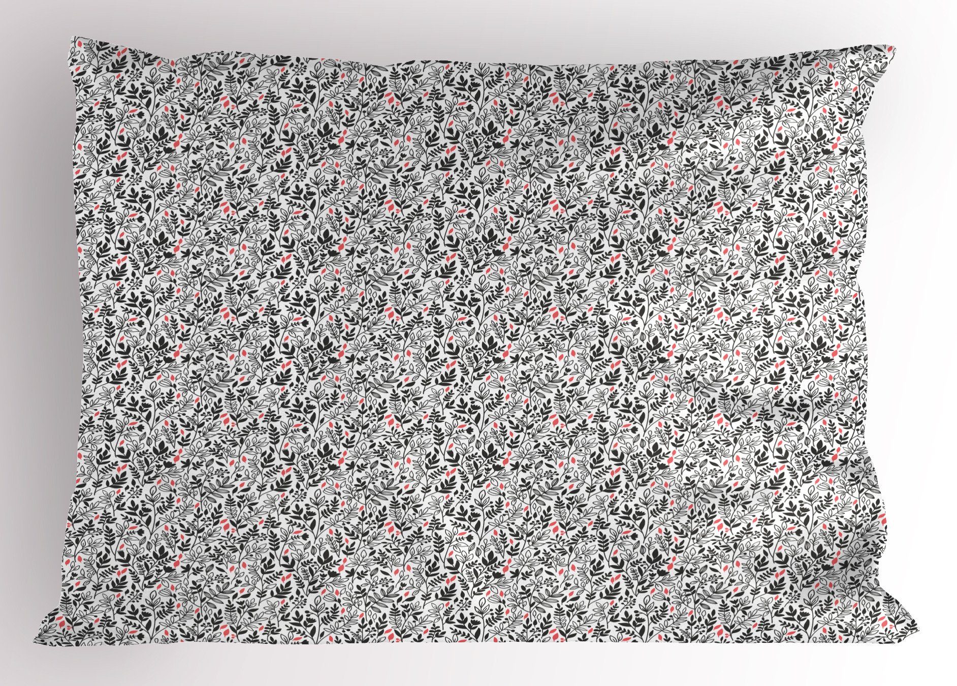 Kissenbezüge Dekorativer Standard King Size Gedruckter Kissenbezug, Abakuhaus (1 Stück), Blumen Botanischer Garten-Muster