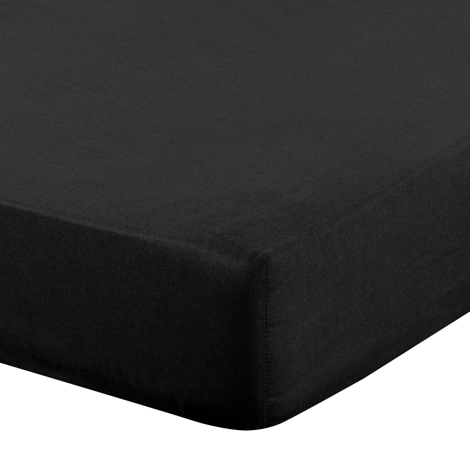 Eurofirany Spannbettlaken BASIC Betttuch mit Gummizug, Baumwolle, Makosatin, Gummizug: rundum, Zuhause und Hotelbedarf 100x200 140x200 160x200 180x200 200x220 – Bild 4 von 5