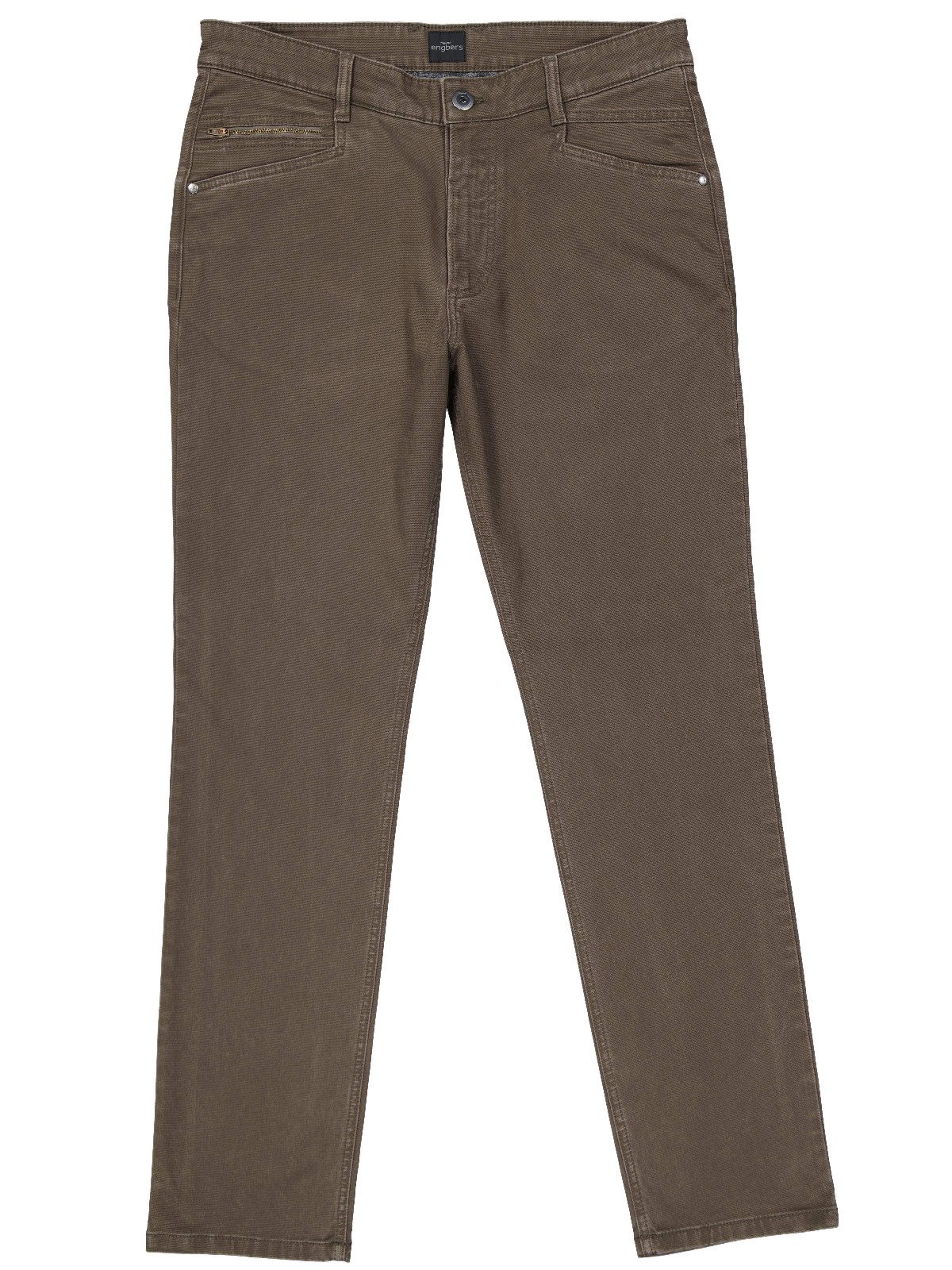 Engbers 5-Pocket-Hose Herren 5-Pocket-Hose regular, Braun