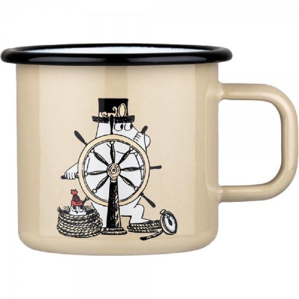 Muurla Kindergeschirr-Set Tasse Mumins The Adventurer Beige (370 ml)