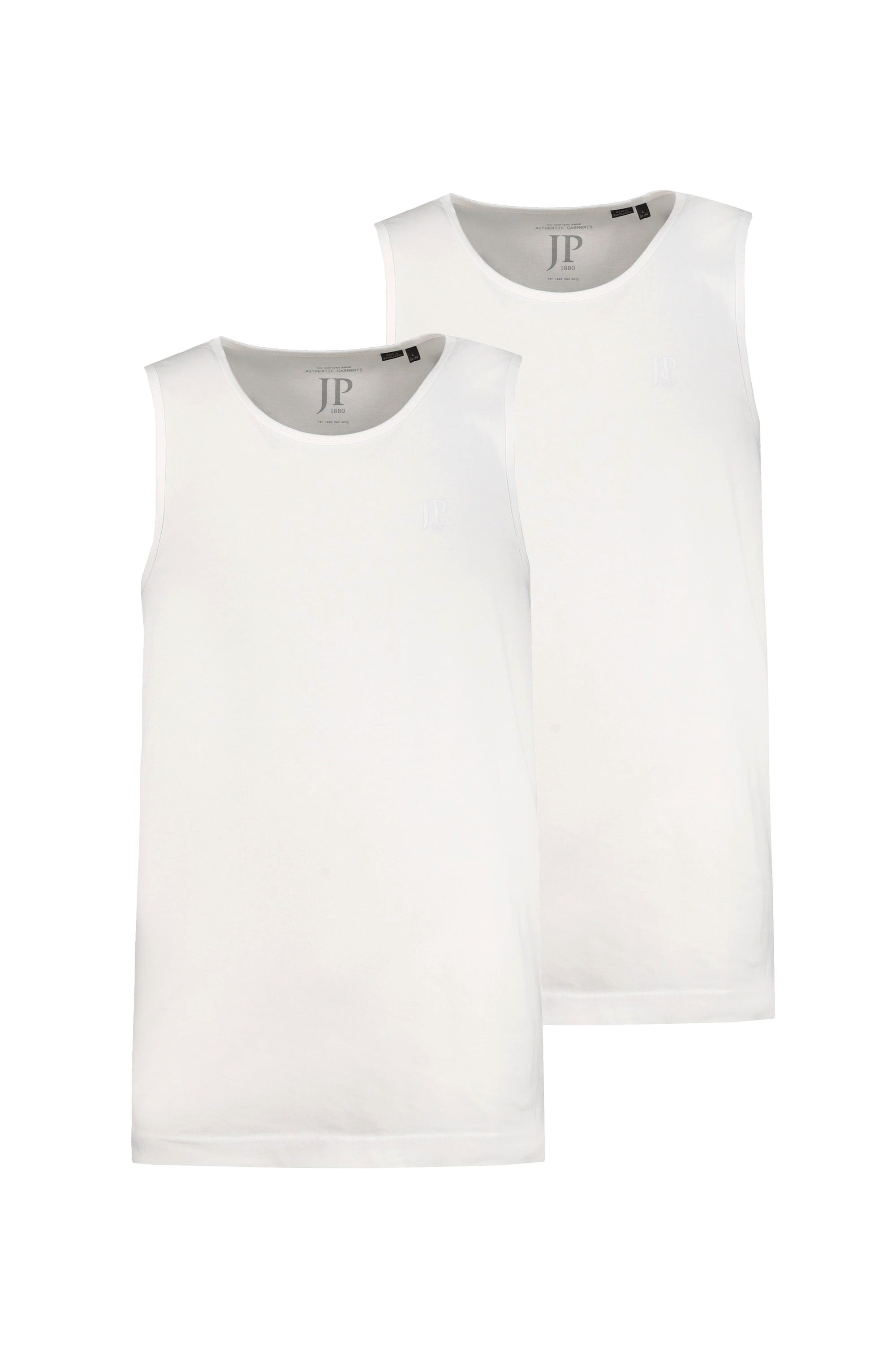 JP1880 T-Shirt Tanktops 2er-Pack Basic ärmellos (2-tlg) günstig online kaufen