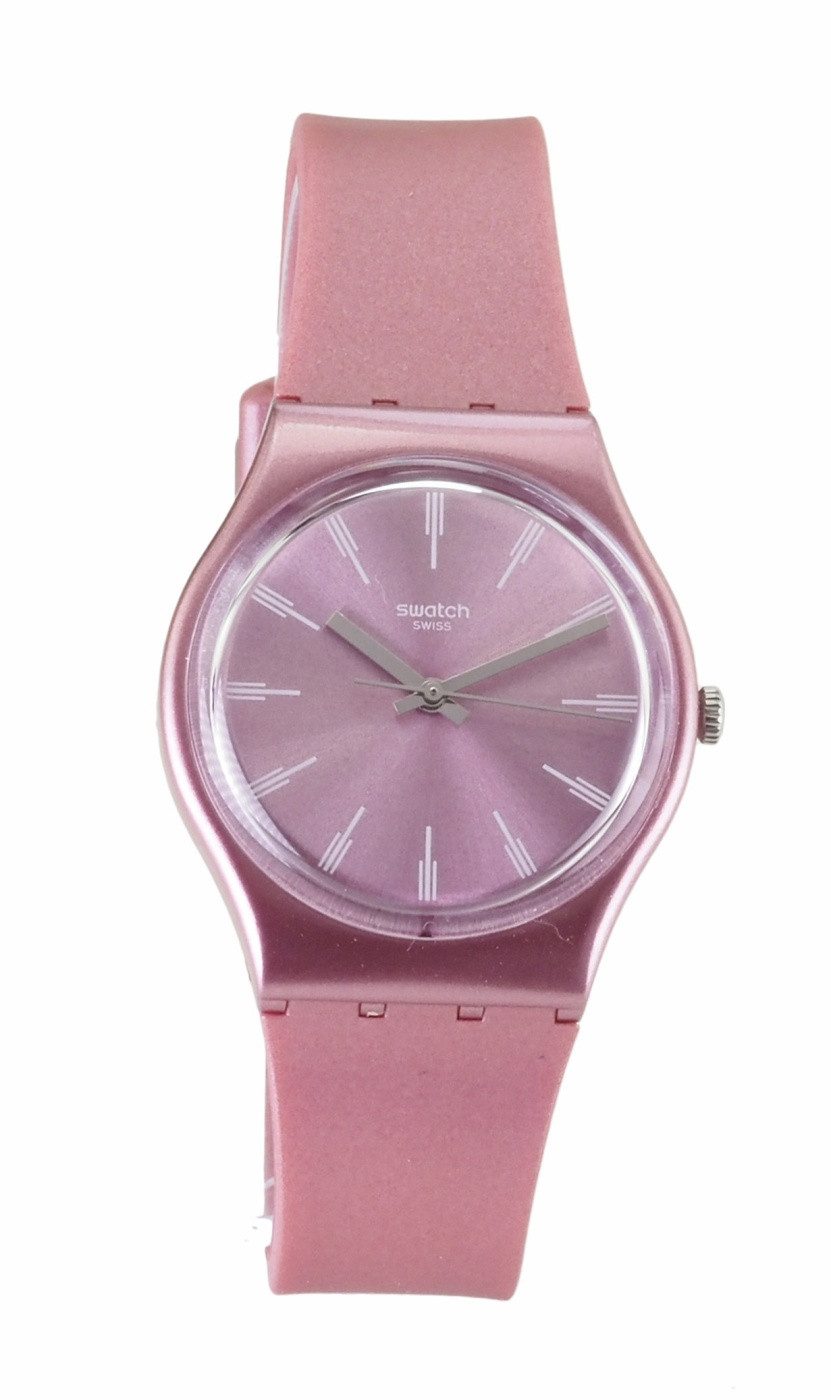 Swatch Quarzuhr Swatch Damen Quarz Uhr GP154 Pastelbaya X60, (Weiß)