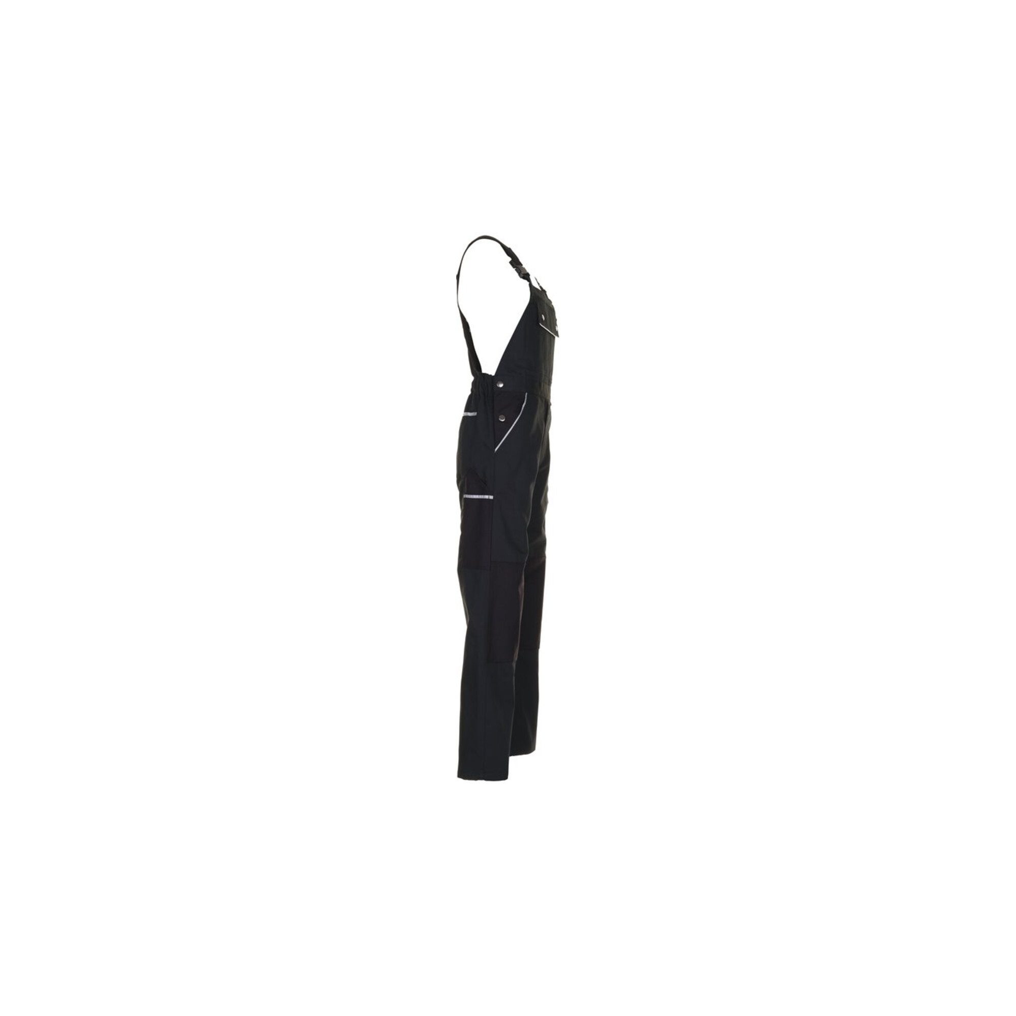 Planam 3/4-Hose Planam Latzhose Canvas 320 schwarz/schwarz 48
