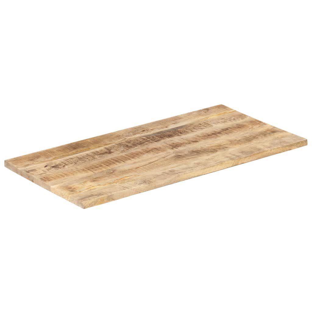 mm (1 cm 100x60 Mango 25-27 Massivholz St) Tischplatte furnicato