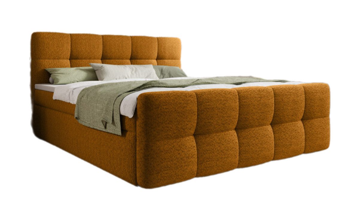 Luxusbetten24 Boxspringbett Cozy Bouclé, inklusive PU-Schaum günstig online kaufen