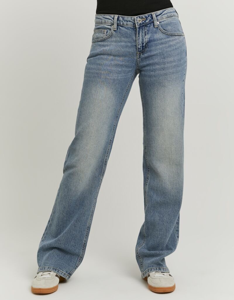 Tally Weijl Straight-Jeans SPADEPOLKIS elastisch, tief geschnitten mit geradem Beinverlauf