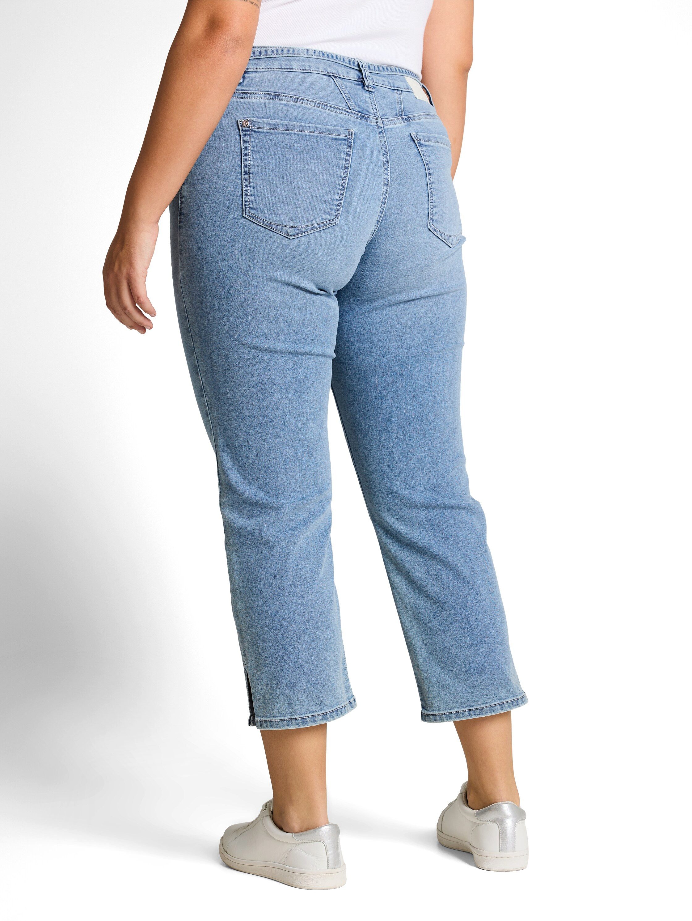 TOM TAILOR PLUS Skinny-fit-Jeans mit Jeans-Bindeband und Stretch – Bild 2 von 5