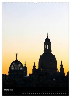 CALVENDO Wandkalender Frauenkirche Dresden (Premium, hochwertiger DIN A2 Wandkalender 2023, Kunstdruck in Hochglanz)