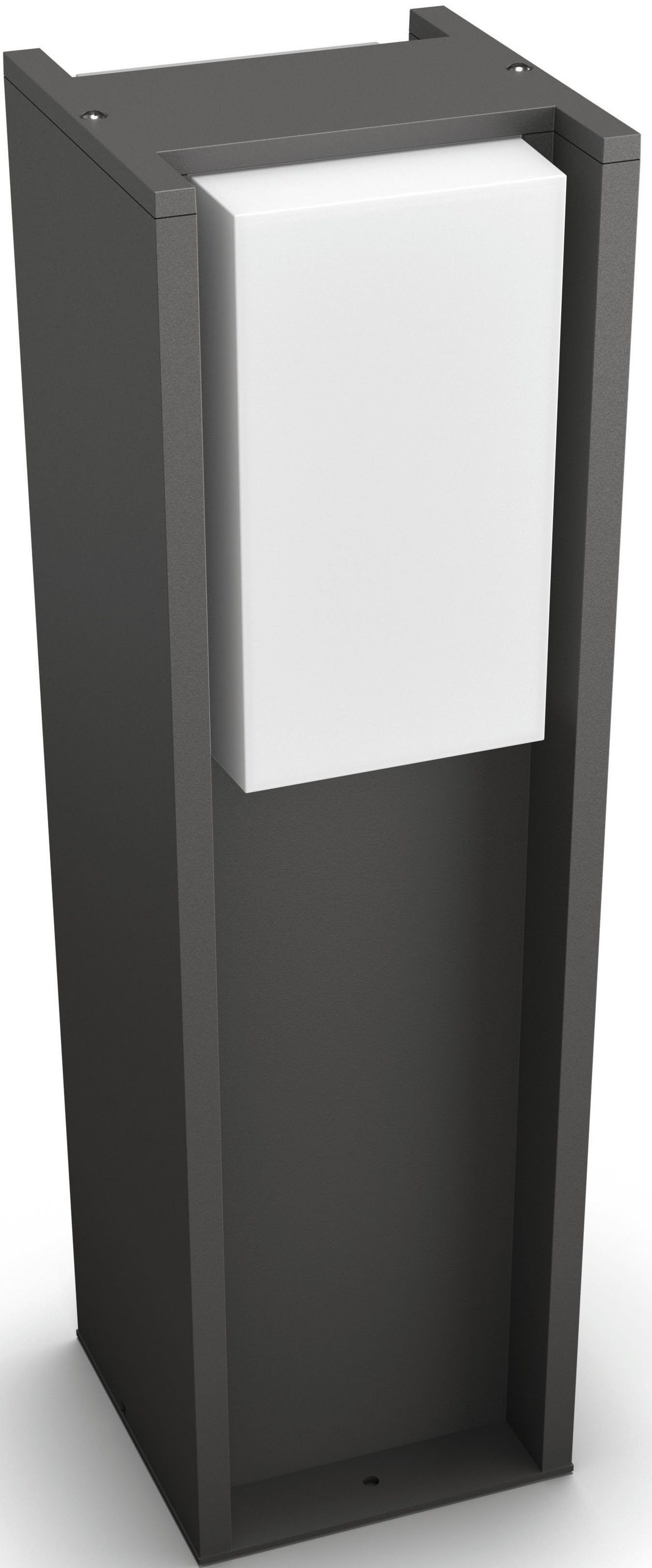 Philips Hue LED Sockelleuchte Turaco, Dimmfunktion, Farbsteuerung, Farbwechsel, Nachtlichtfunktion, Smart Home, Timerfunktion, mehrere Helligkeitsstufen, LED wechselbar, Kaltweiß, Neutralweiß, Tageslichtweiß, Warmweiß, LED Außenleuchte - smartes LED-Lichtsystem mit App-Steuerung